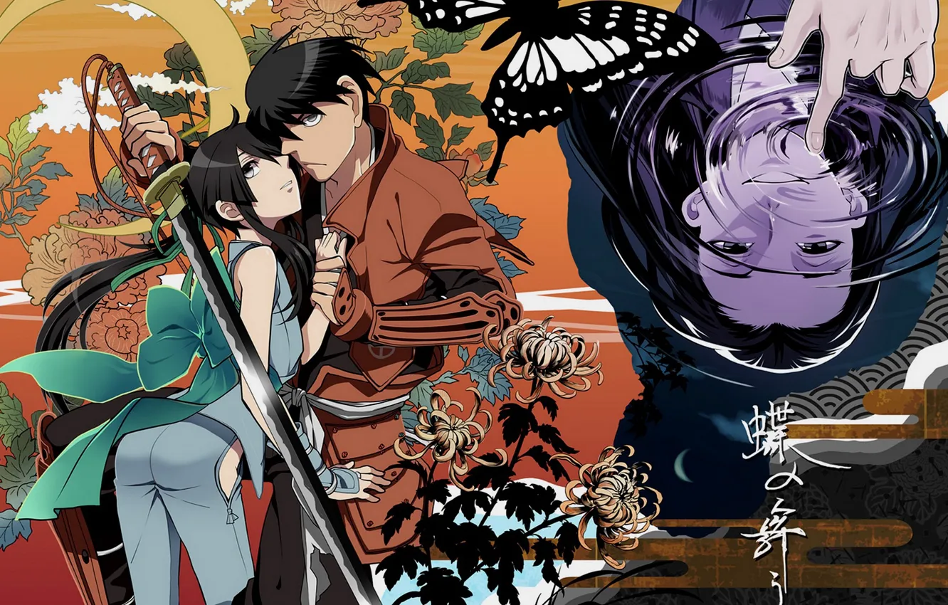 Фото обои аниме, арт, манга, персонажи, самураи, Drifters