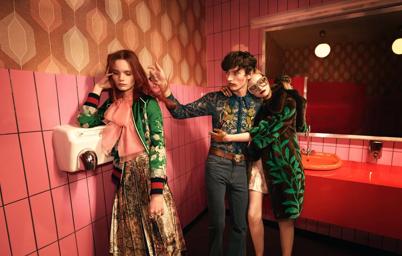 Фото обои Spring, Summer, Campaign, Gucci, 2016, Glen Luchford