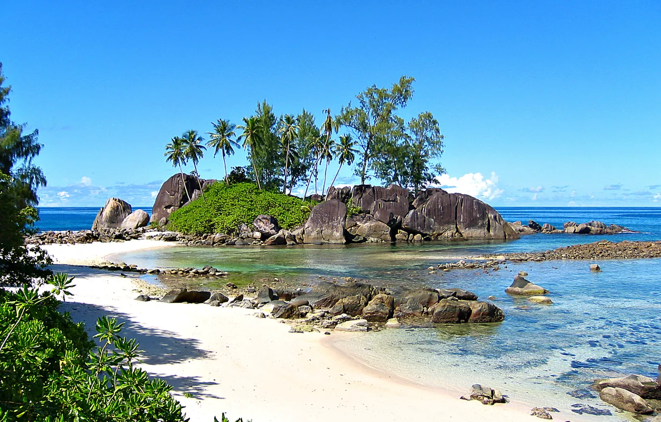 Фото обои природа, океан, отдых, relax, Сейшелы, экзотика, Seychelles, Anse l'Islette