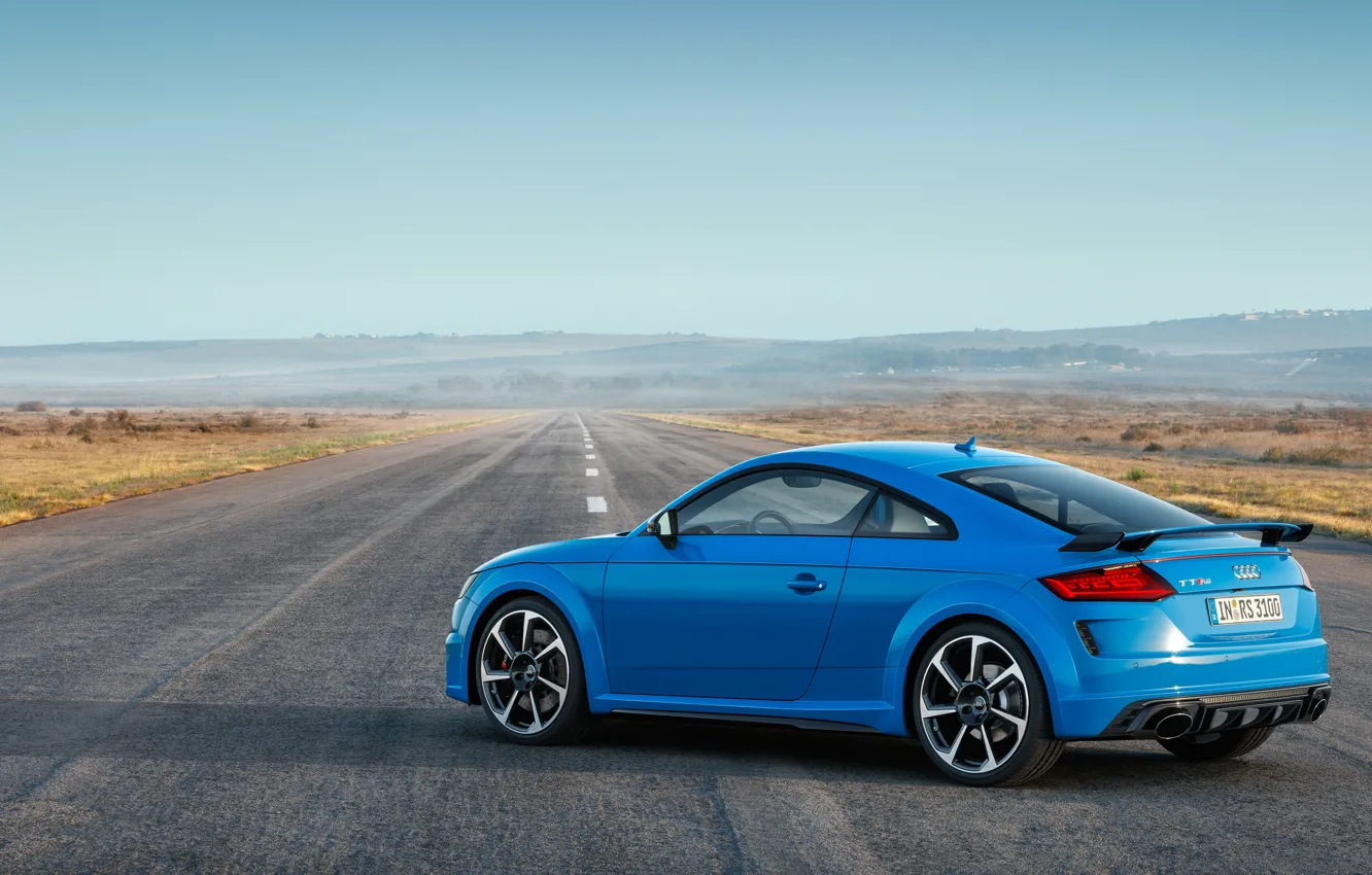 Фото обои Audi, blue, TT, Audi TT RS Coupe