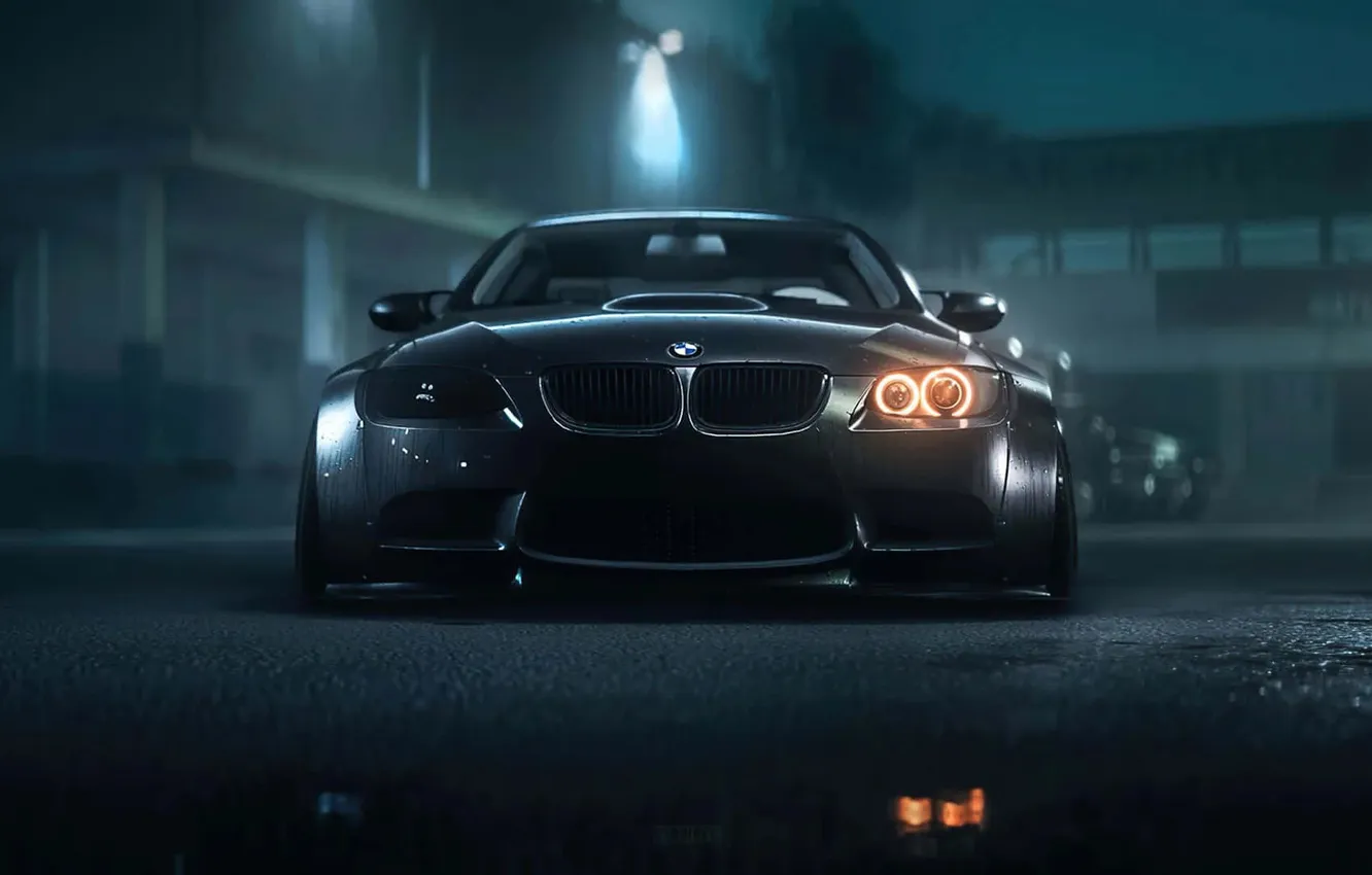 Фото обои car, BMW, hangar