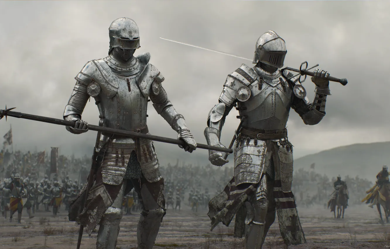 Фото обои sword, armor, weapon, war, man, army, fight, ken