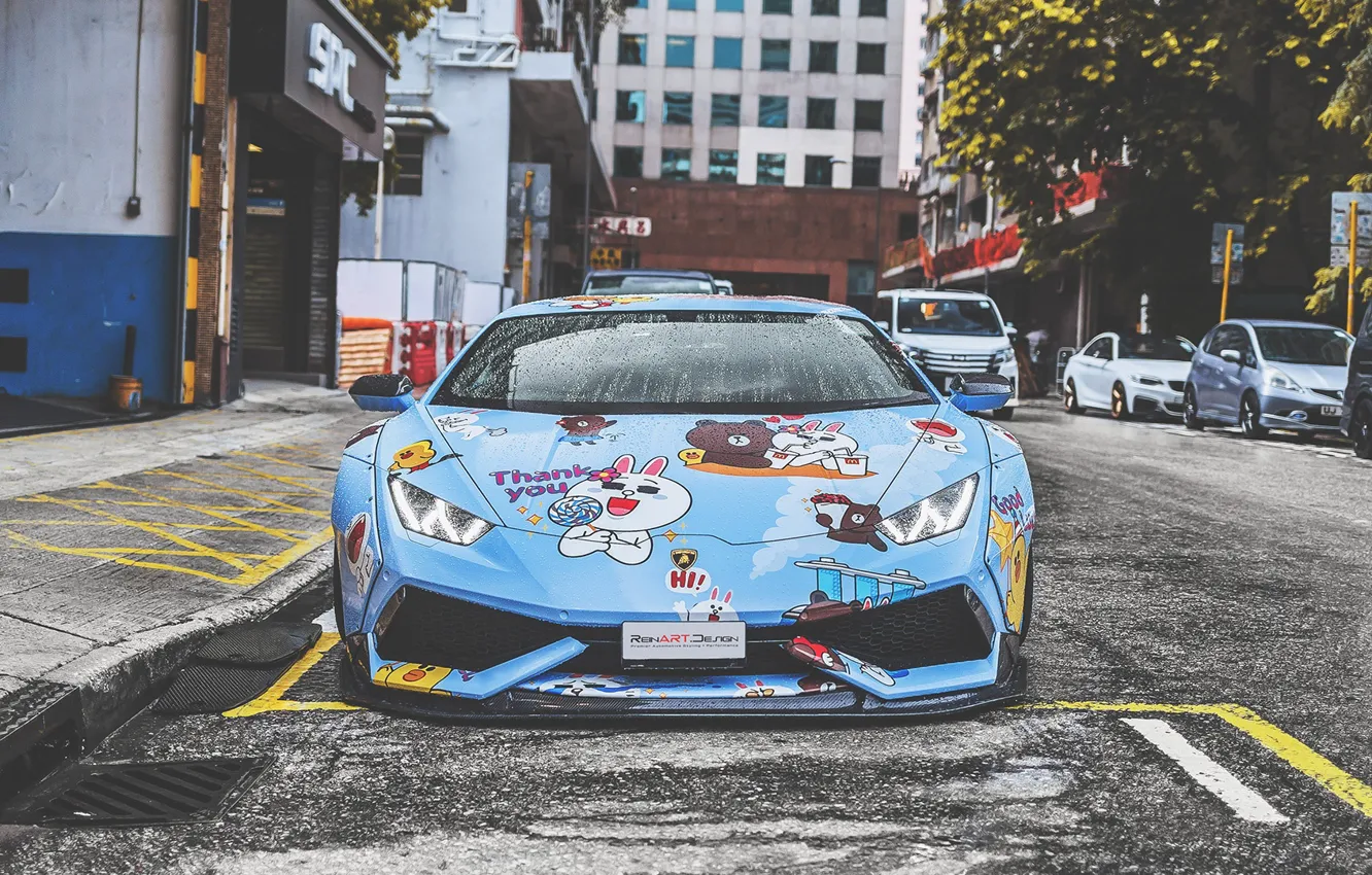 Фото обои тюнинг, Lamborghini Huracan, Ламборджини Хуракан