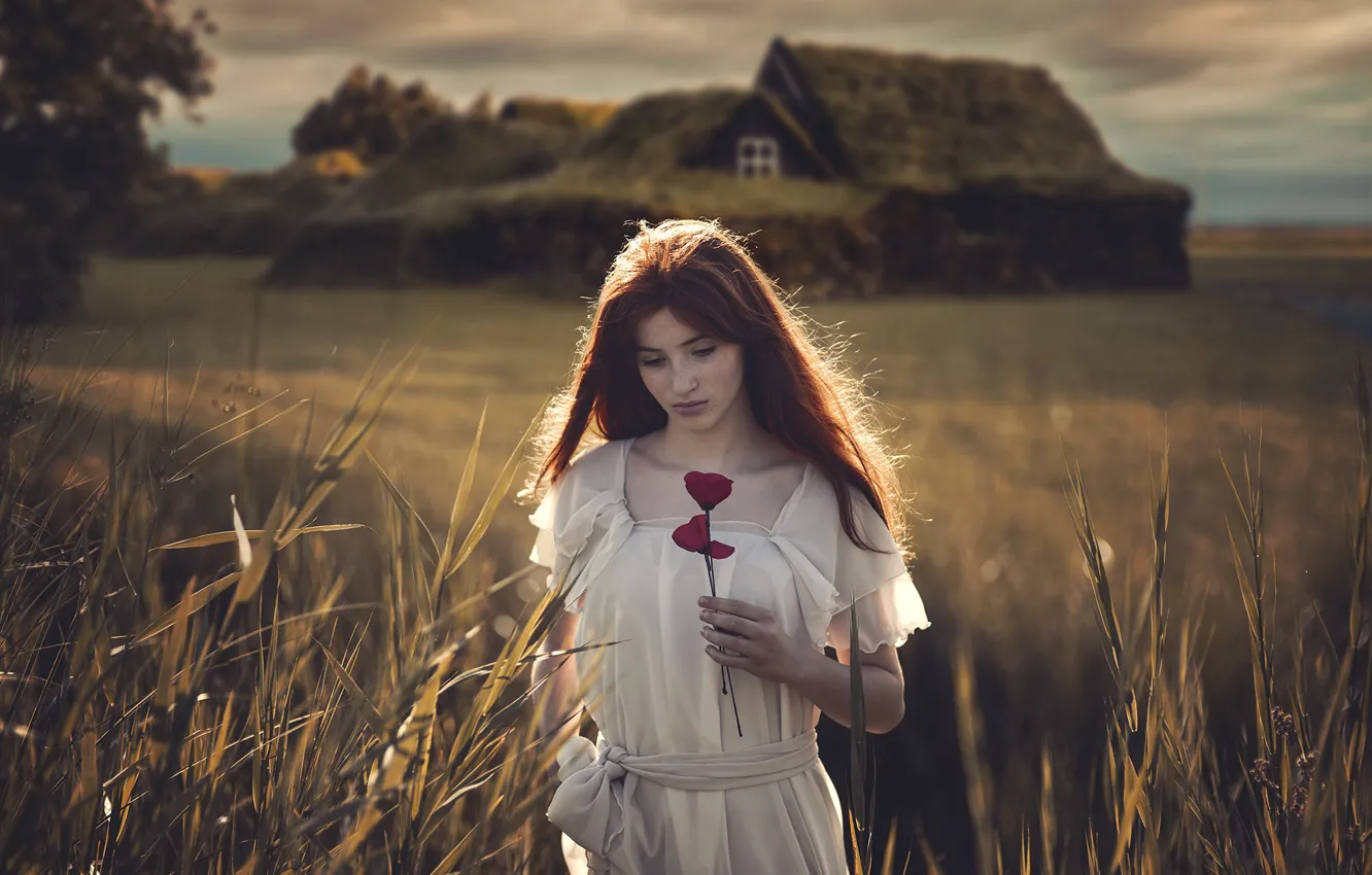 Фото обои лето, девушка, Lucia Vargas