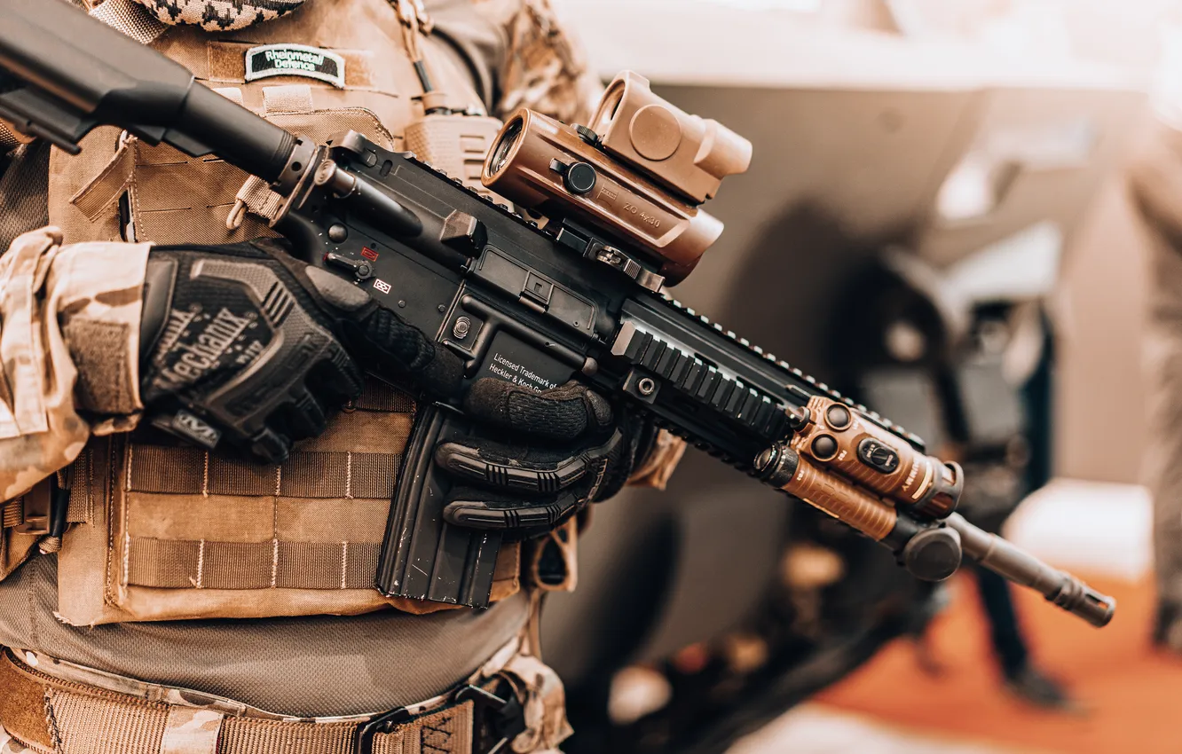 Фото обои military, accessories, assault rifle