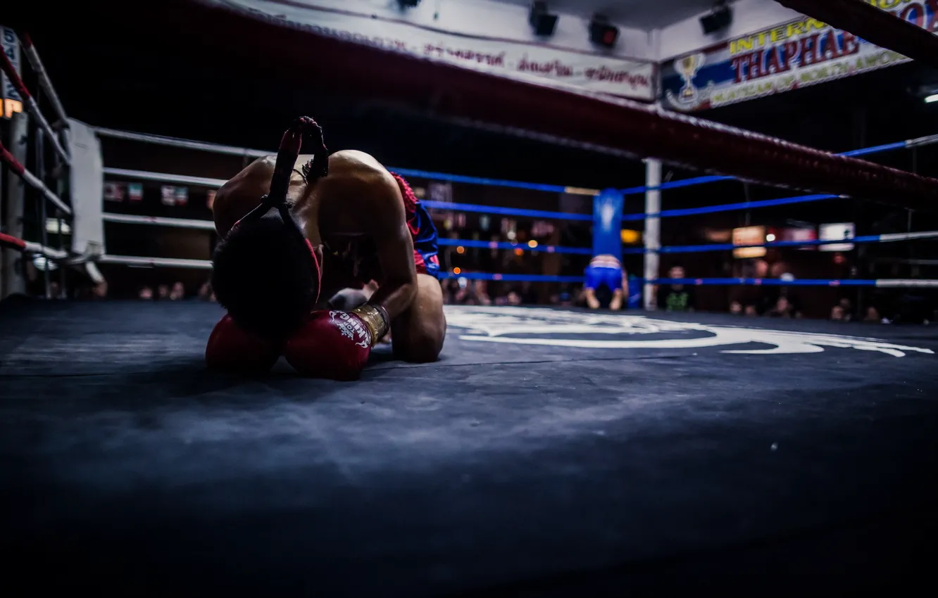 Фото обои thailand, before fighting, boxing ring