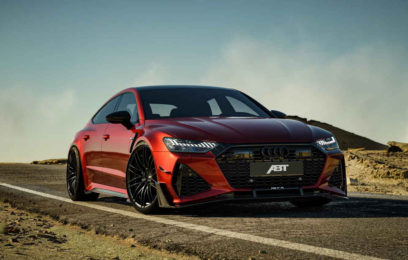 Фото обои Cars, Outdoor, Asphalt, Audi RS 7, ABT RS7-R