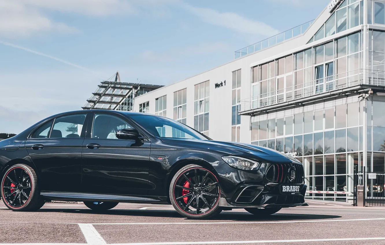 Фото обои Mercedes, Benz, Brabus, E Class, Mercedes Benz AMG E63 S Brabus 800