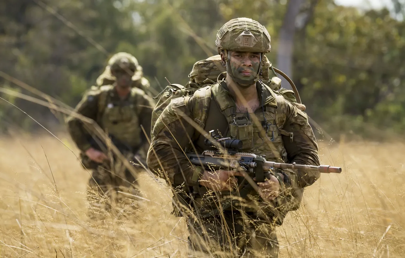 Фото обои оружие, солдаты, Australian Army