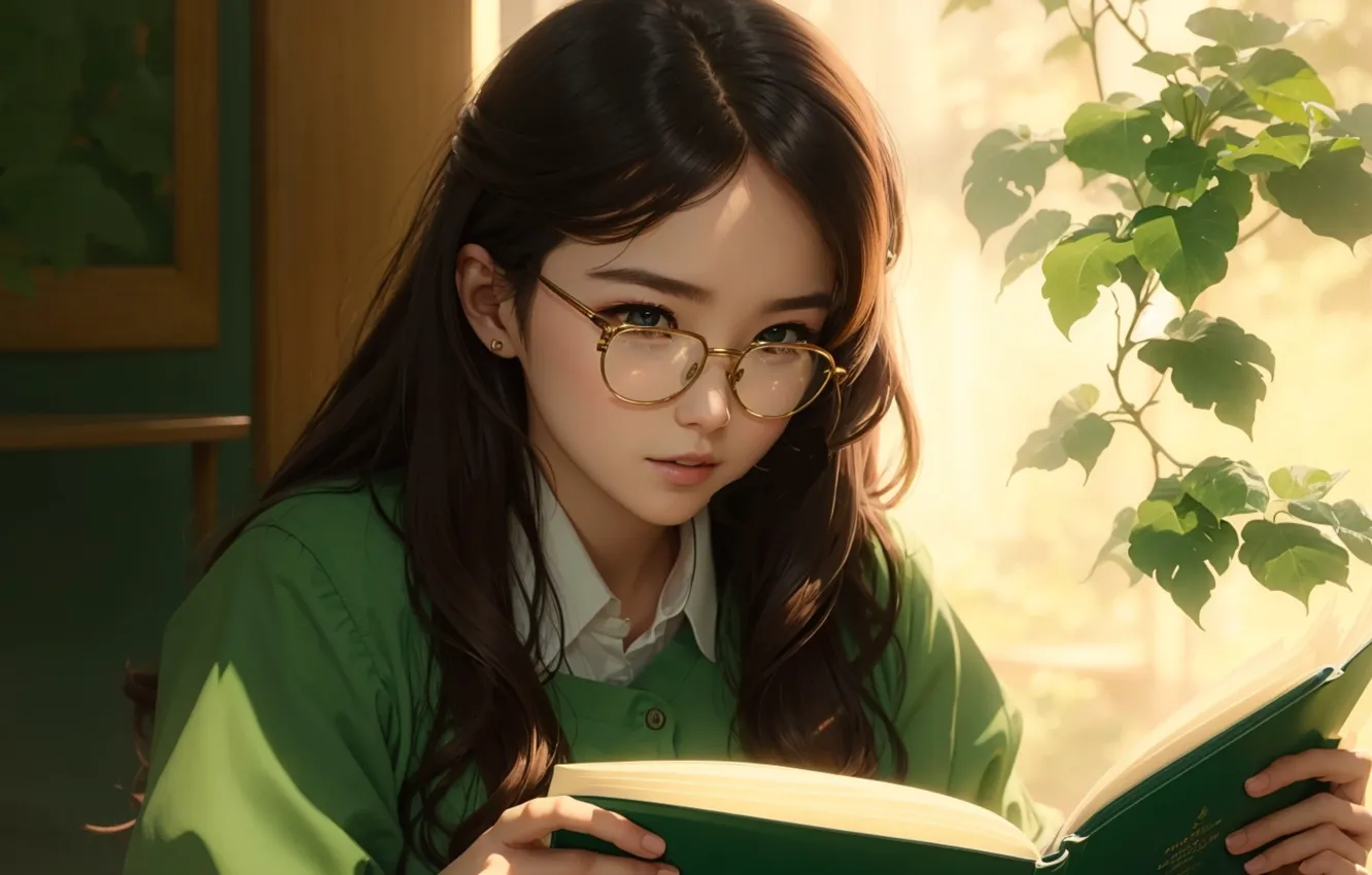 Фото обои взгляд, девушка, лицо, портрет, ИИ-арт, НЕЙРОСЕТЬ