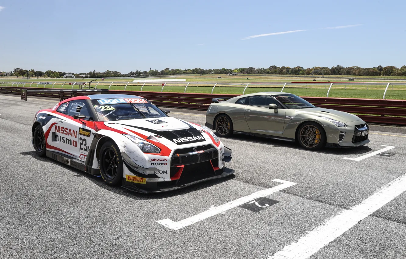 Фото обои Nissan, GT-R, Nismo, racing car, Nissan GT-R T-spec, Nissan GT-R GT3