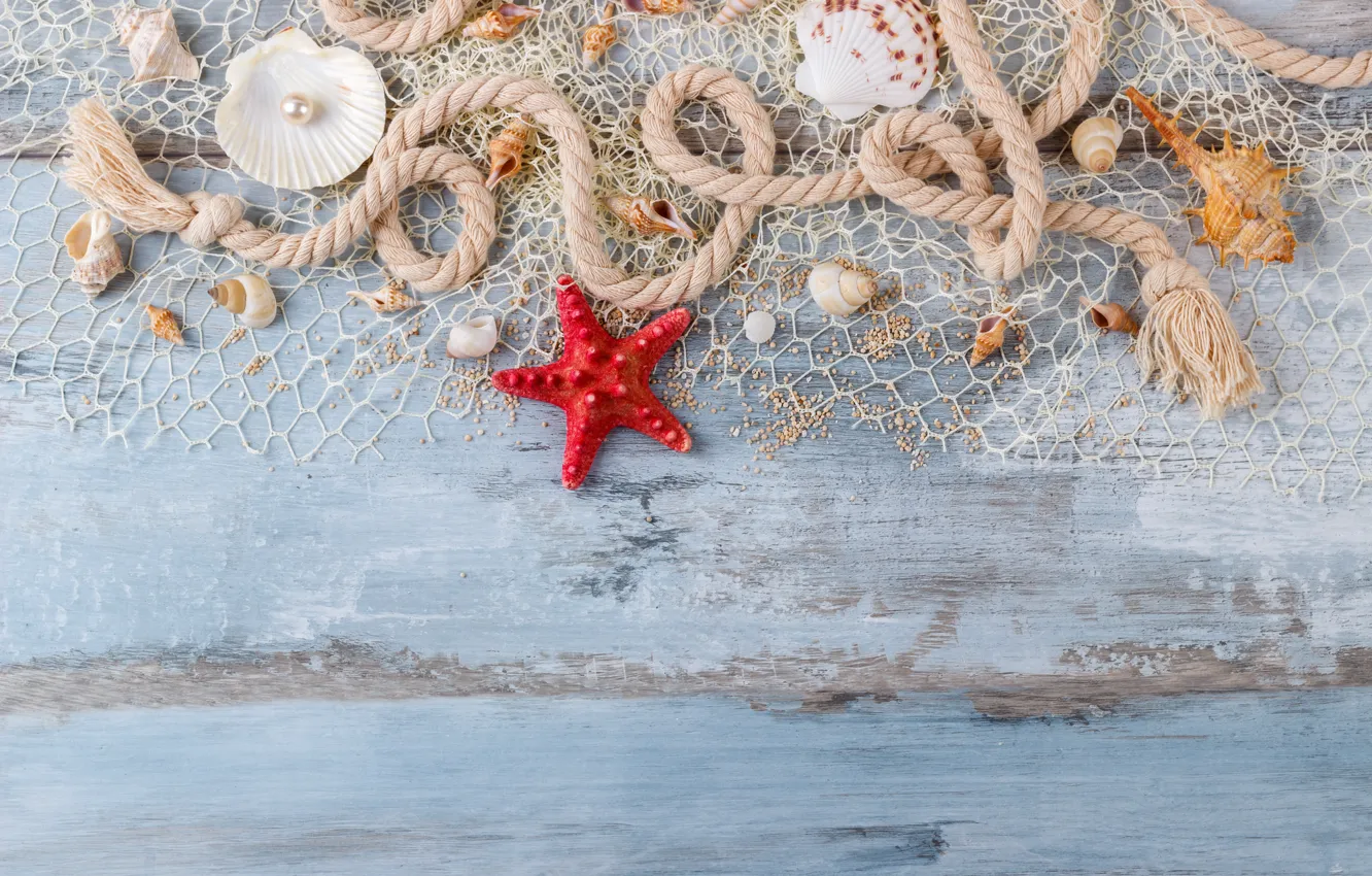 Фото обои песок, ракушки, wood, sand, marine, still life, жемчужина, starfish