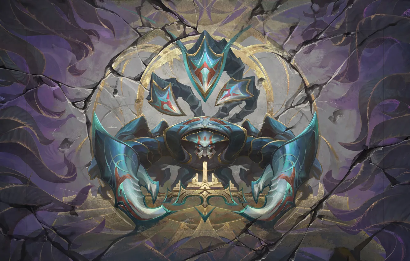Фото обои Art, Game, League of Legends, LoL, Skarner, Game Art