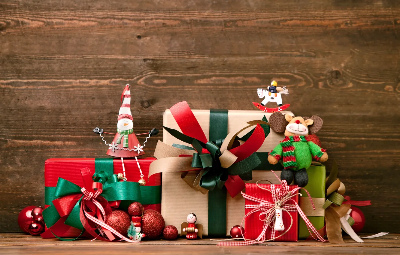 Фото обои украшения, Новый Год, Рождество, подарки, Christmas, New Year, decoration, Merry