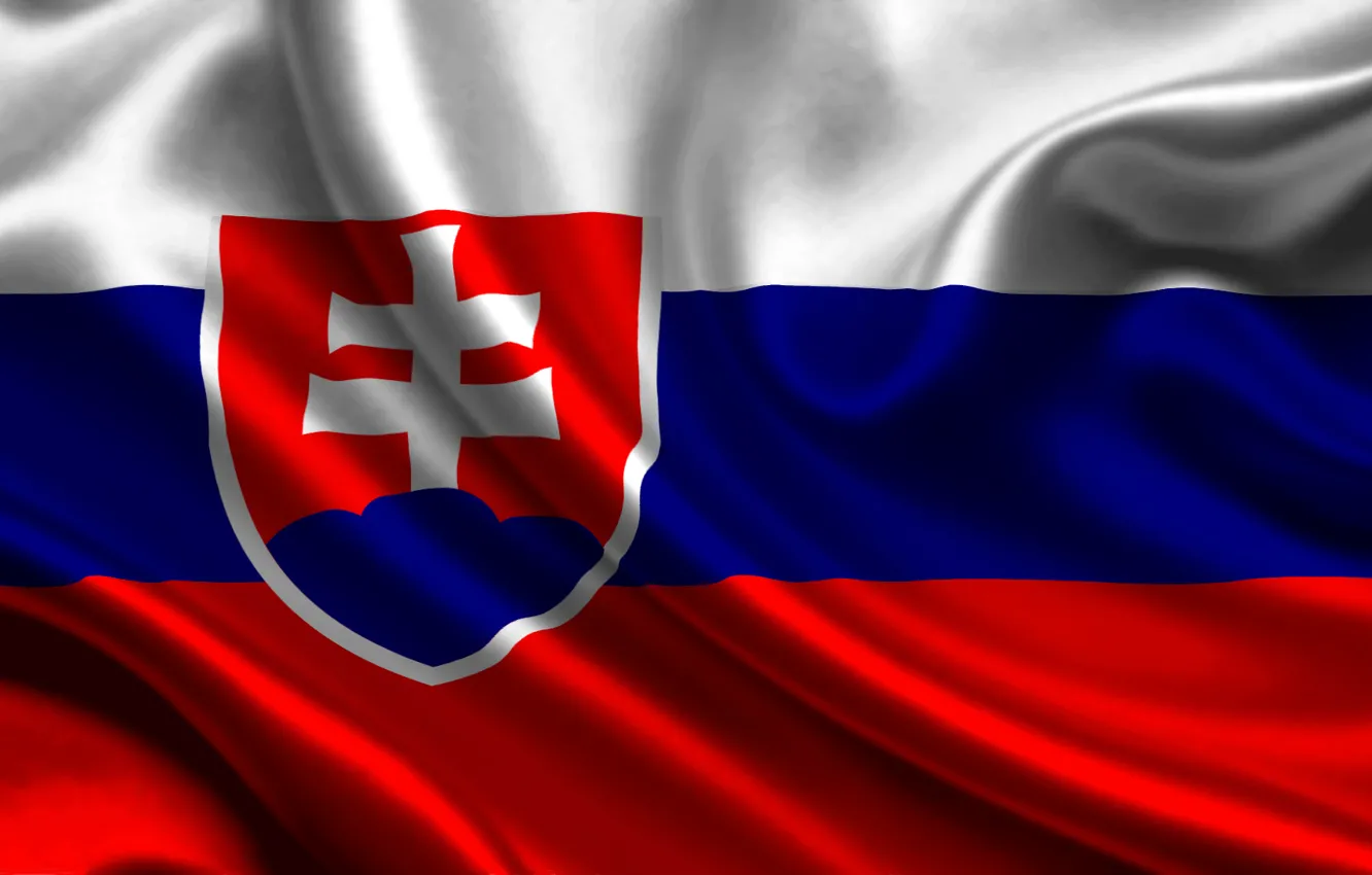 Фото обои флаг, Словакия, slovakia