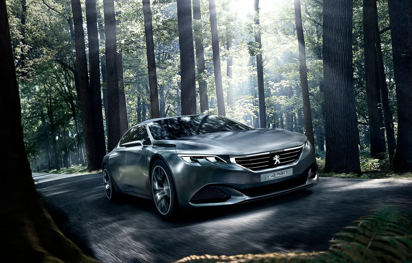 Фото обои Concept, концепт, Peugeot, пежо, Exalt