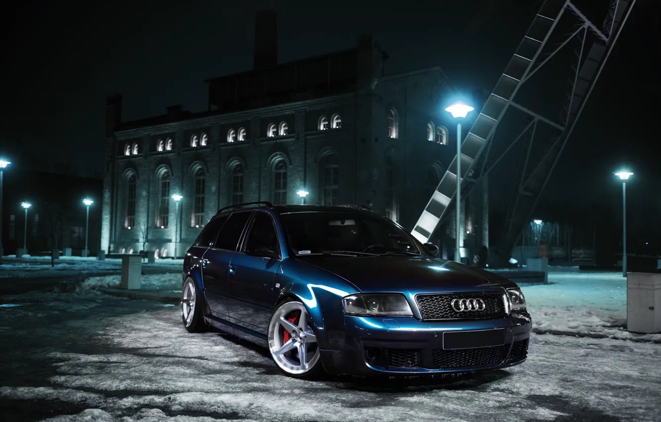 Фото обои Audi, Stance, Avant, Audi S6