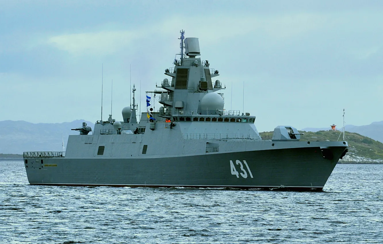 Фото обои фрегат, Адмирал Касатонов, проект 22350
