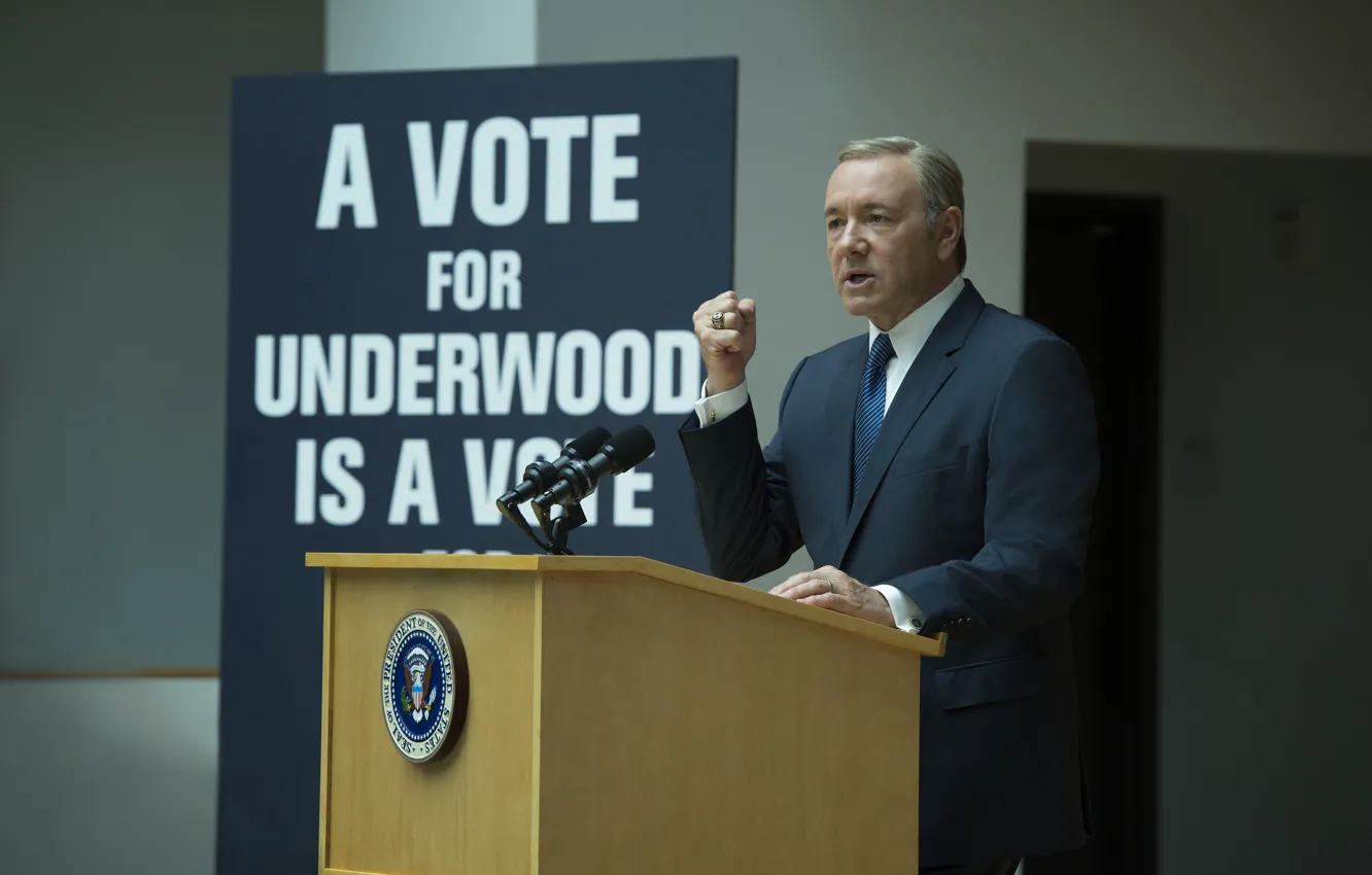 Фото обои suit, TV Series, tie, season 5, political, Netflix, House of Cards, Kevin Spacey