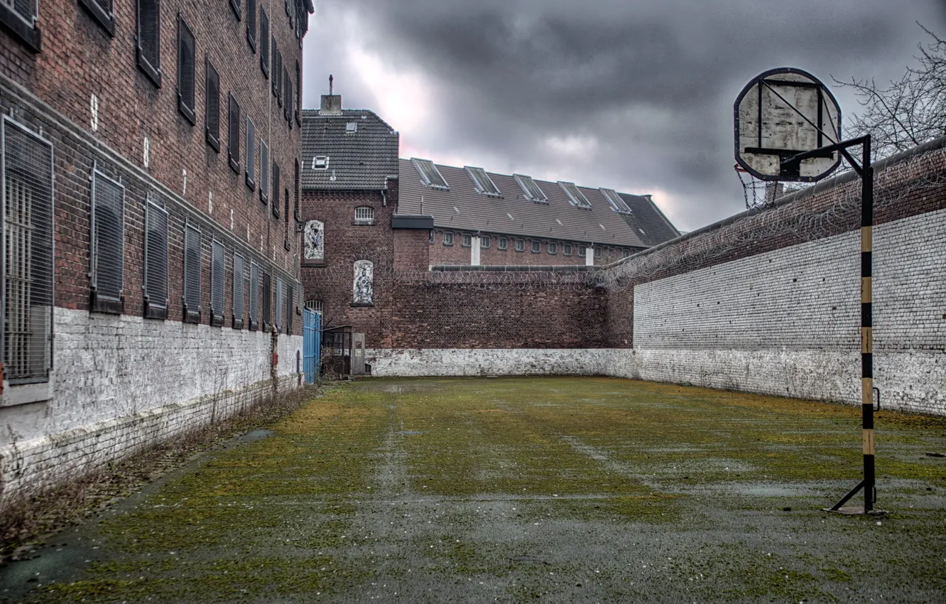 Фото обои спорт, площадка, тюрьма