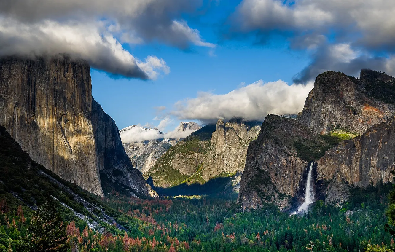 Фото обои USA, Yosemite NP, Tunnel View