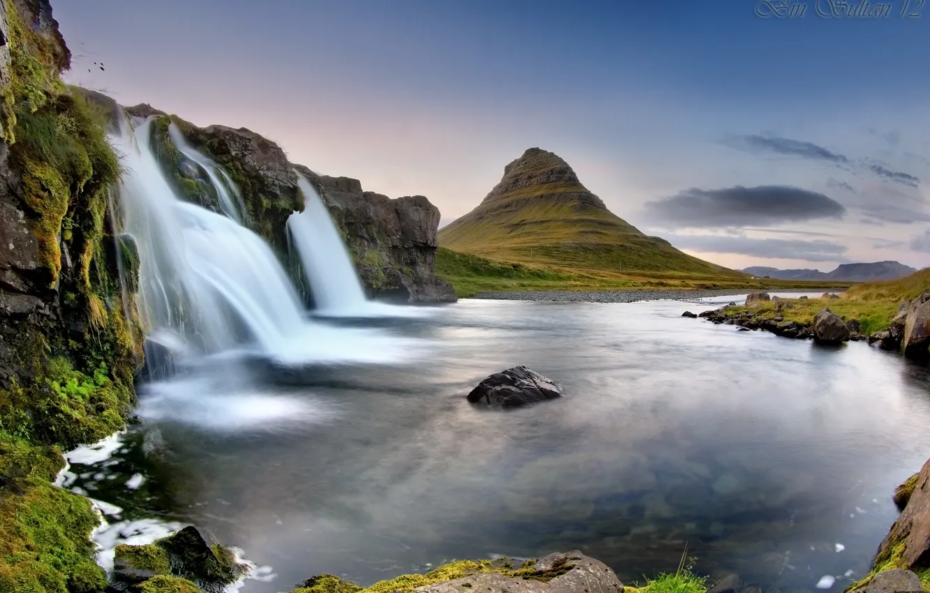 Фото обои гора, вулкан, Исландия, Kirkjufell, By Ù…Ø¹Ø¶Ø§Ø¯