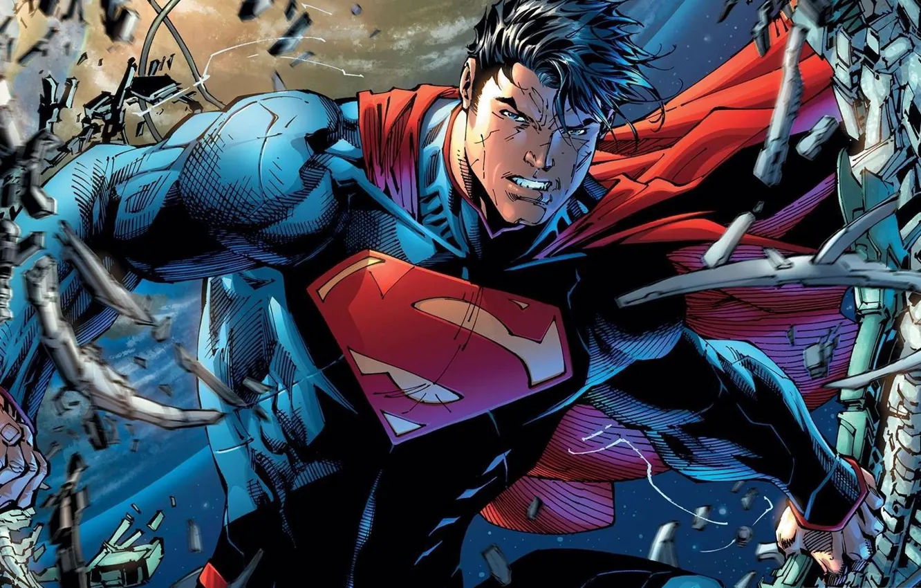 Фото обои fantasy, comics, Superman, superhero, costume, Clark Kent, cloak, DC comics