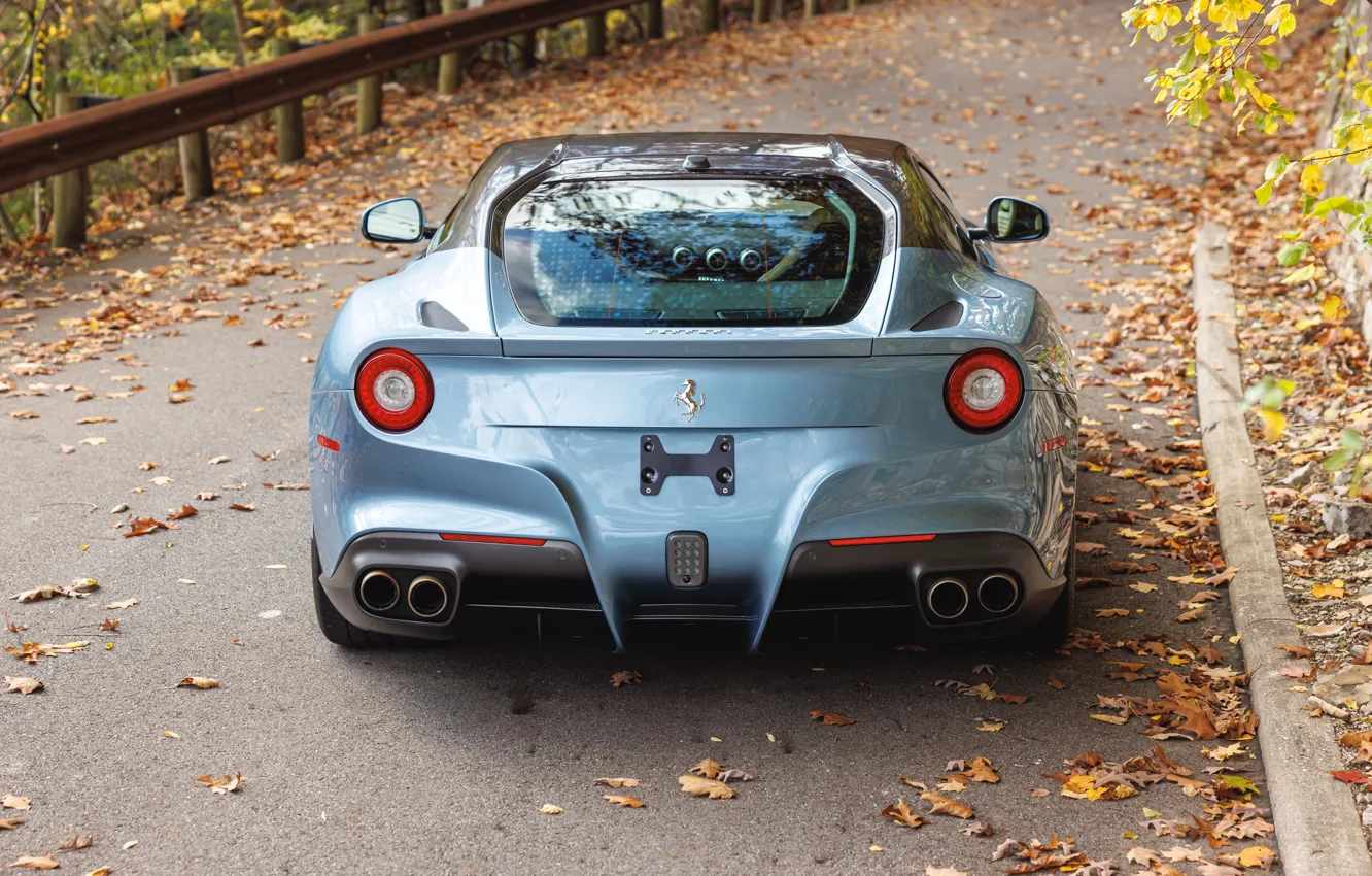 Фото обои Ferrari, rear, F12, Ferrari F12berlinetta "The Barchetta"