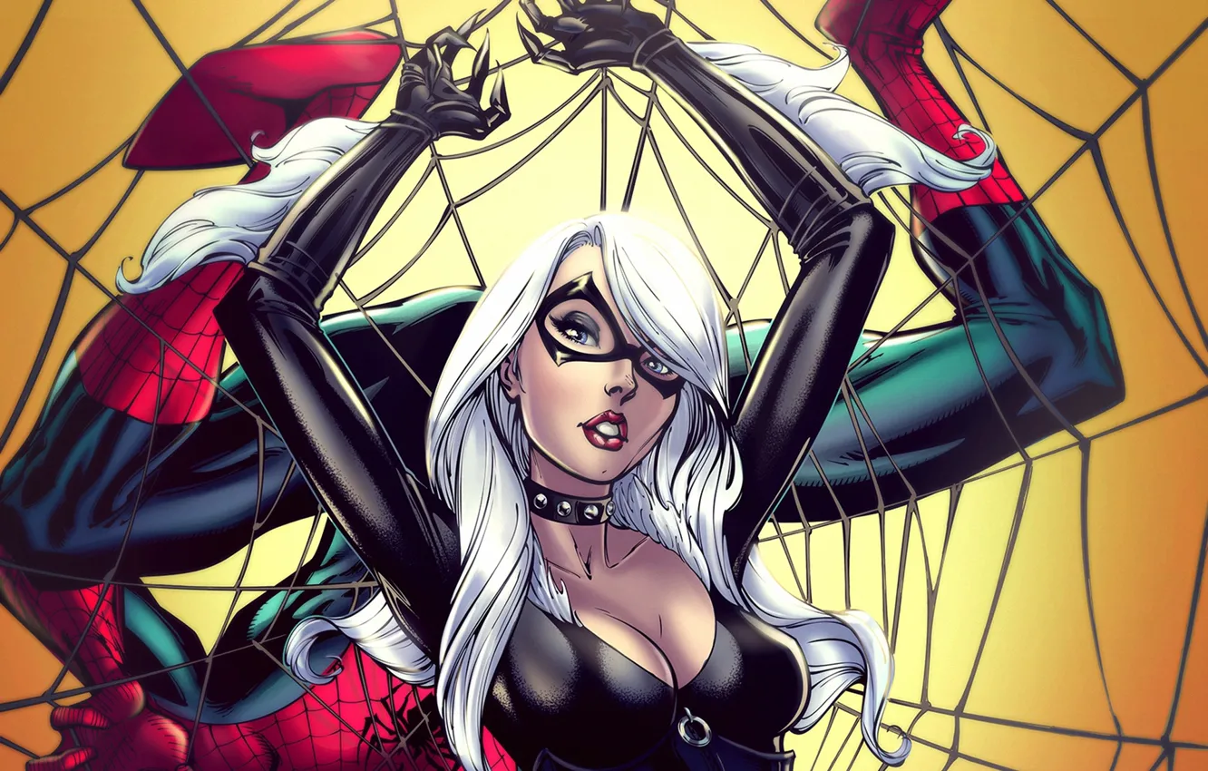 Spider man black cat nsfw
