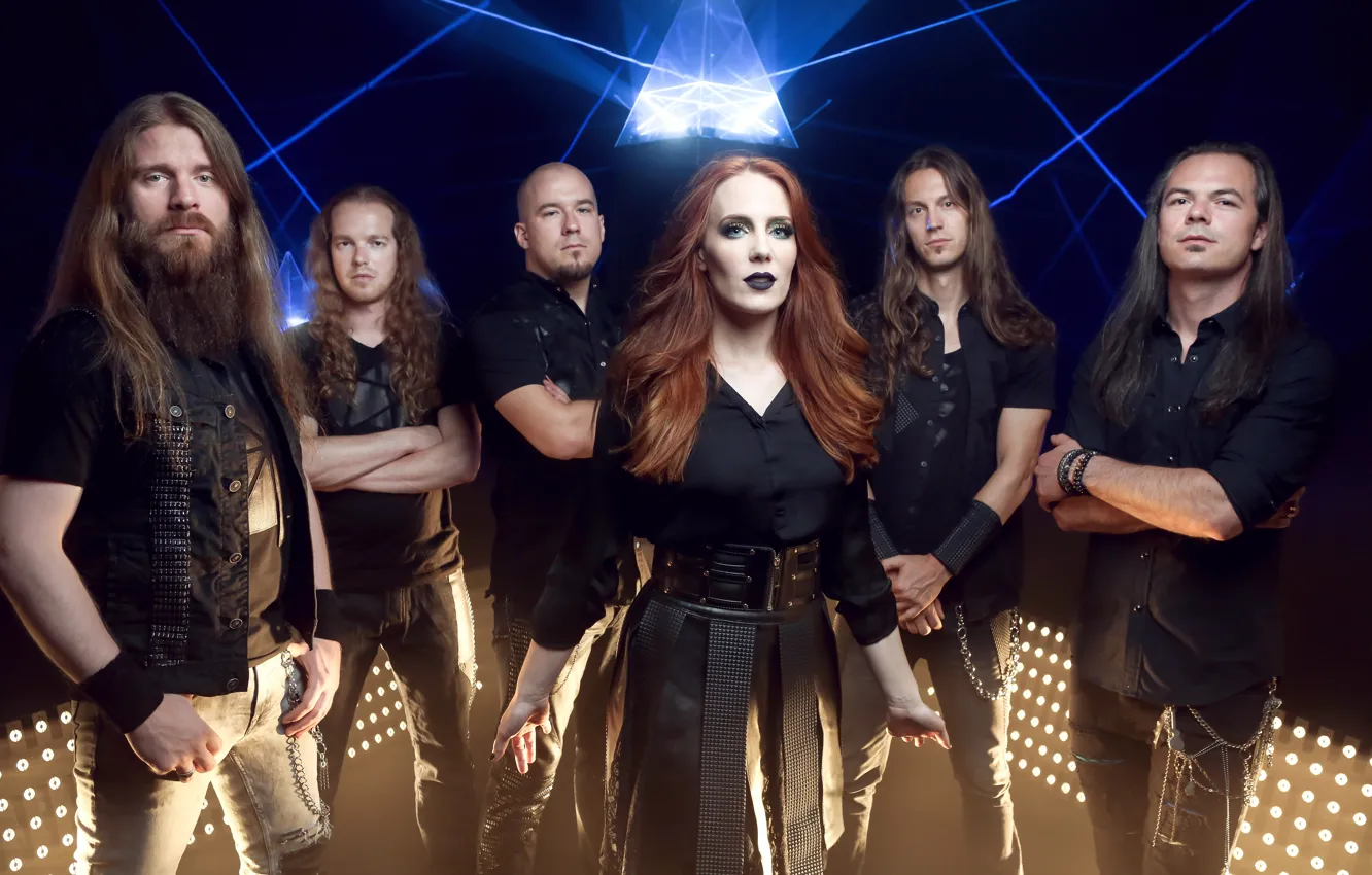 Фото обои metal, gothic, sympho, Isaac Delahaye, Simone Simons, Coen Janssen, Ariën Van Weesenbeek, Mark Jansen