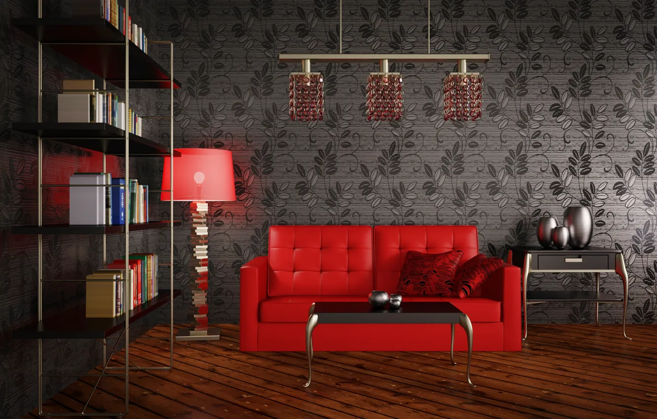 Фото обои design, living room, Modernity