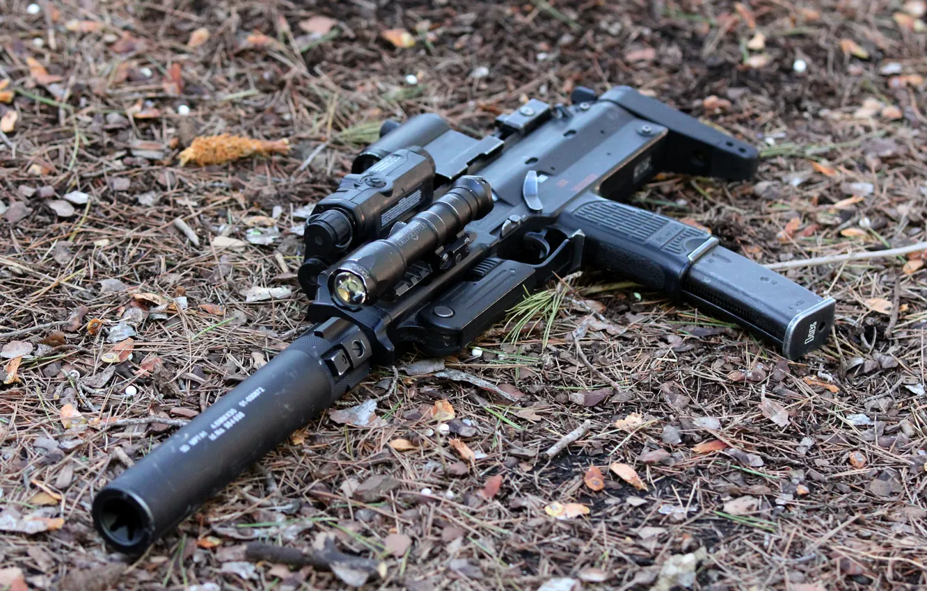 Фото обои оружие, пистолет-пулемёт, Heckler &ampamp; Koch, MP7A1 TM