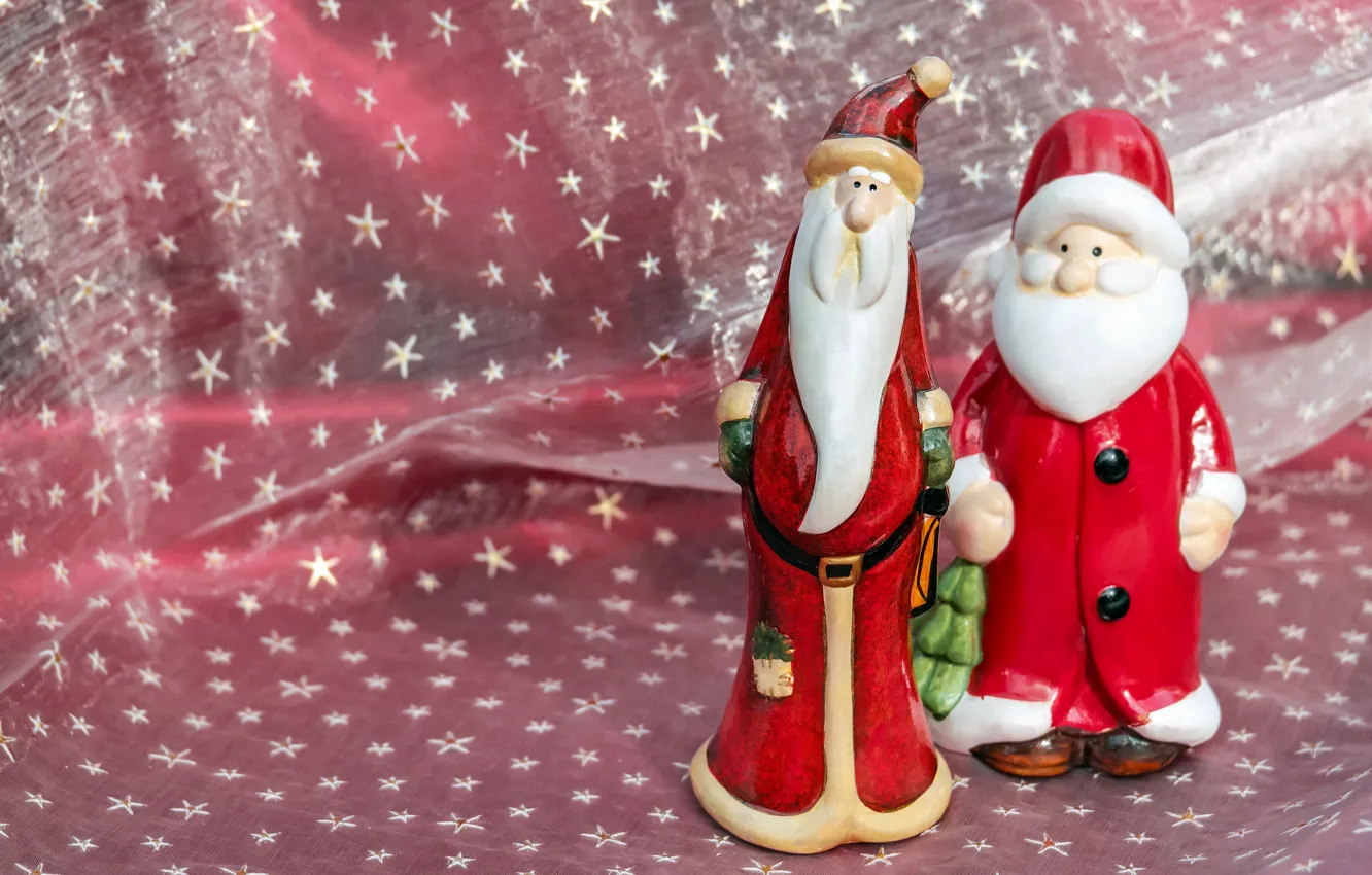 Фото обои звезды, красный, фон, праздник, игрушки, новый год, рождество, ткань