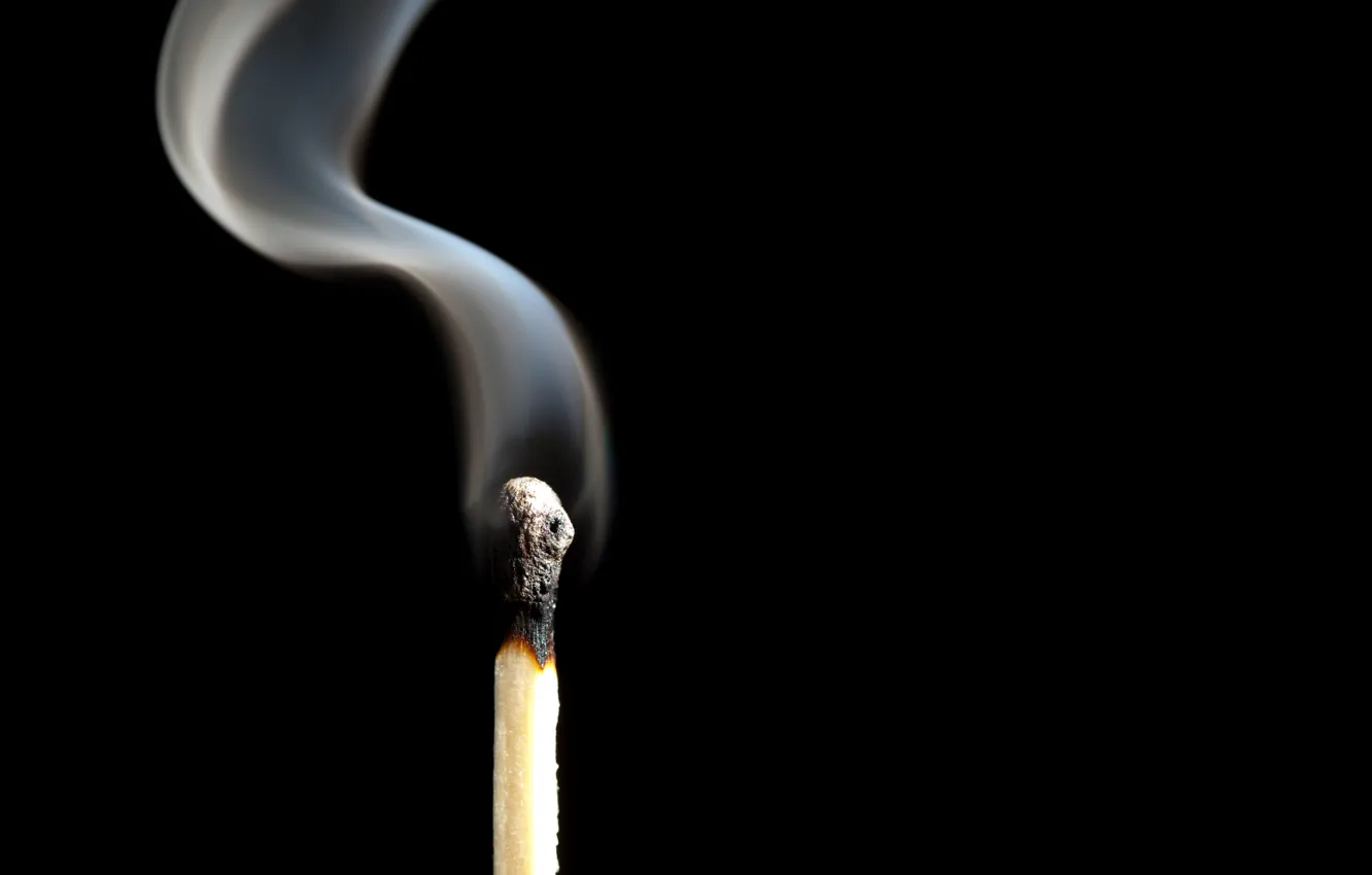 Фото обои black, wood, carbon, Smoke, used, slow combustion