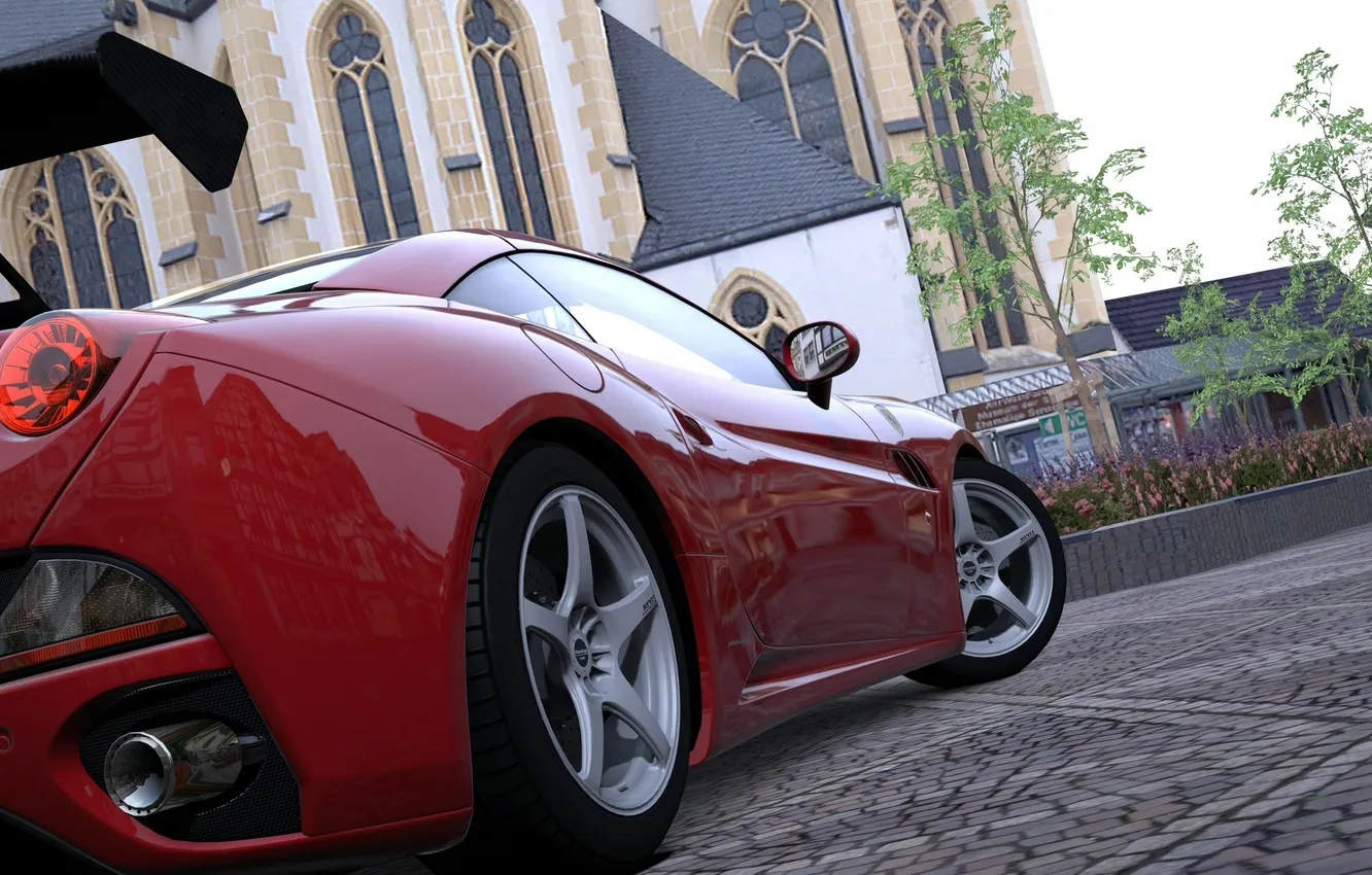 Фото обои Ferrari, supercar, cars, auto