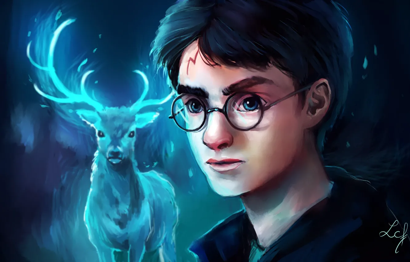 Фото обои арт, Harry Potter, by Ludmila-Cera-Foce