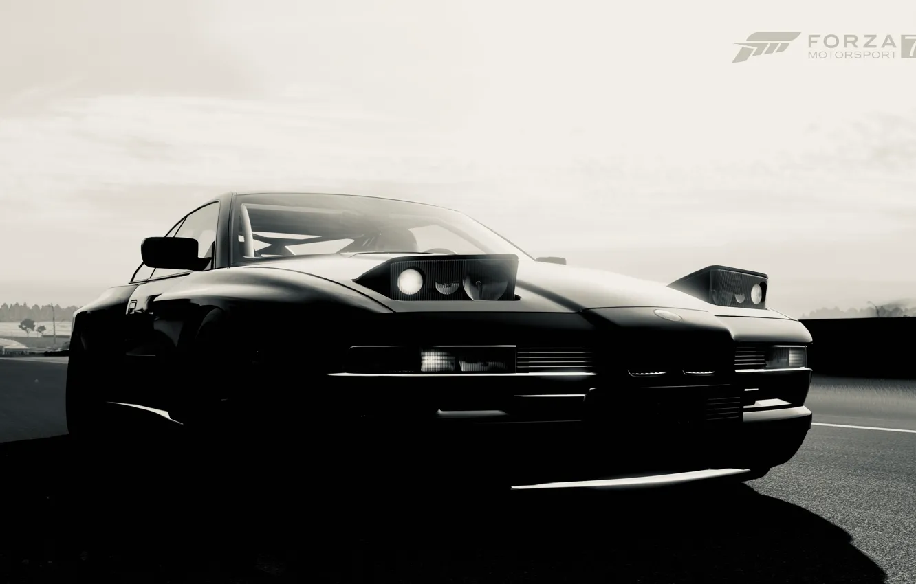 Фото обои HDR, BMW, Game, FM7, UHD, Forza Motorsport 7, Xbox One X, 8er