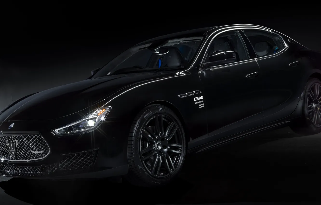 Фото обои черный, суперкар, масерати, Special Edition, Maserati Ghibli, спортивный автомобиль, специальная серия, Maserati Ghibli Operanera