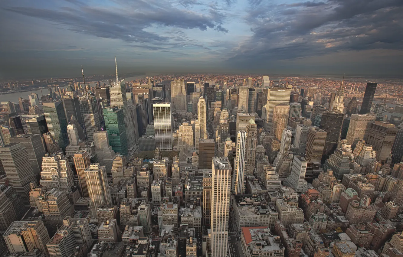 Фото обои Нью-Йорк, небоскребы, 5-ая авеню
