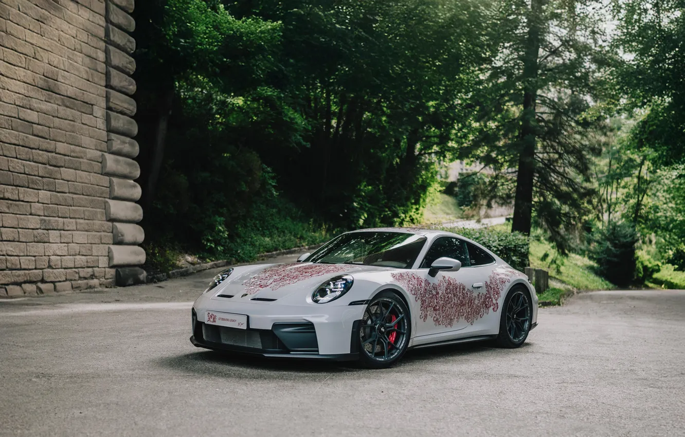 Фото обои Porsche, суперкар, supercar, Porsche 911 GT3, единственный экземпляр, 2025, the only instance, Letzebuerg Legacy