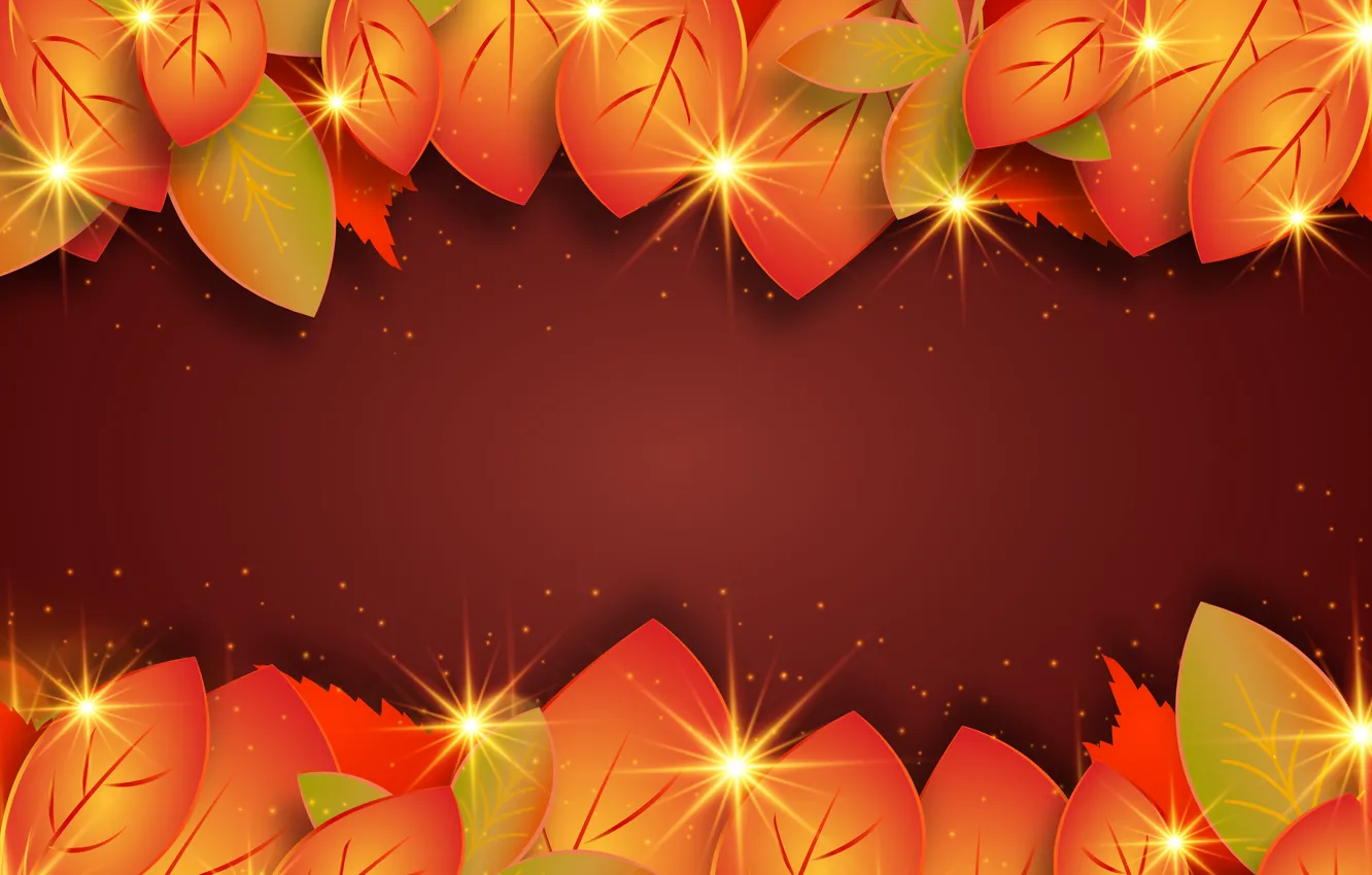 Фото обои осень, листья, оранжевый, фон, текстура, бордовый