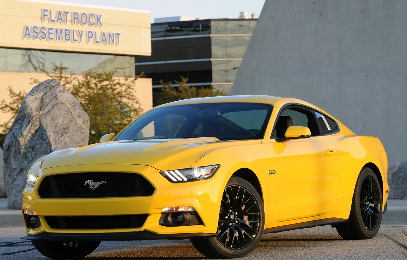 Фото обои Mustang, Ford, 2015
