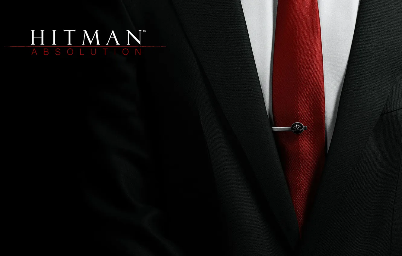 Фото обои галстук, hitman, убийца, absolution