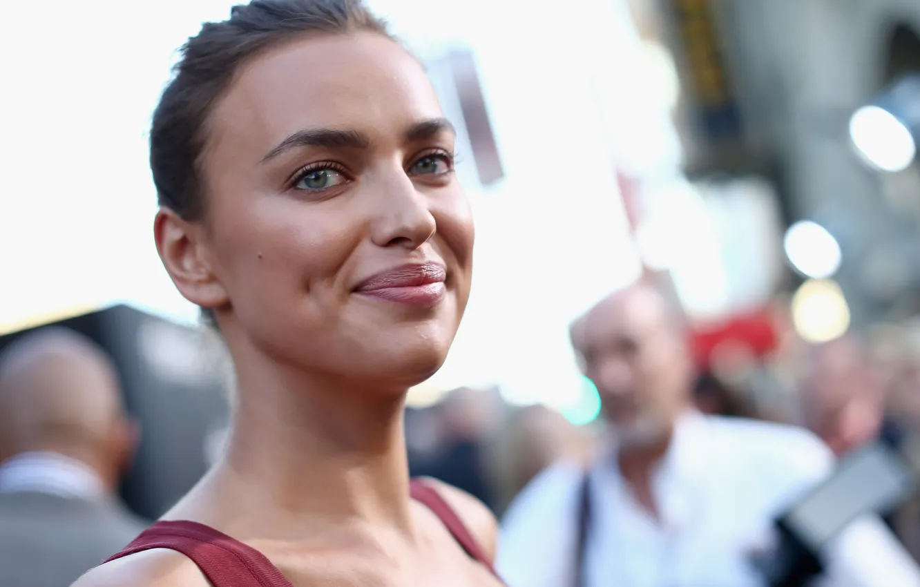 Фото обои взгляд, лицо, модель, Ирина Шейк, Irina Shayk