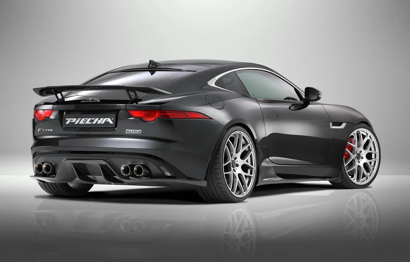 Фото обои купе, Jaguar, ягуар, Coupe, 2015, F-Type R, Piecha Design