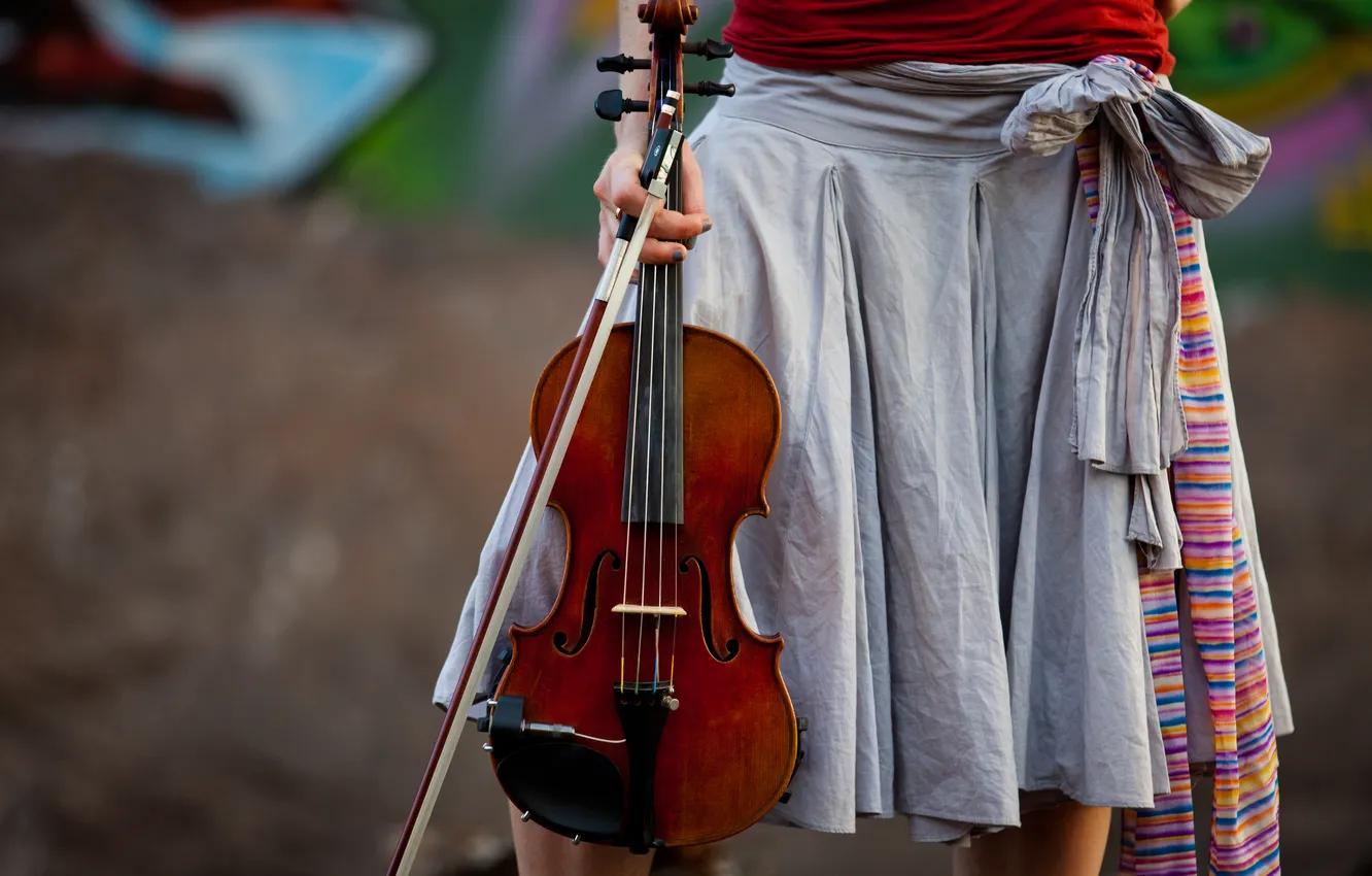 Фото обои скрипка, юбка, violin, Линдси Стирлинг, Lindsey Stirling