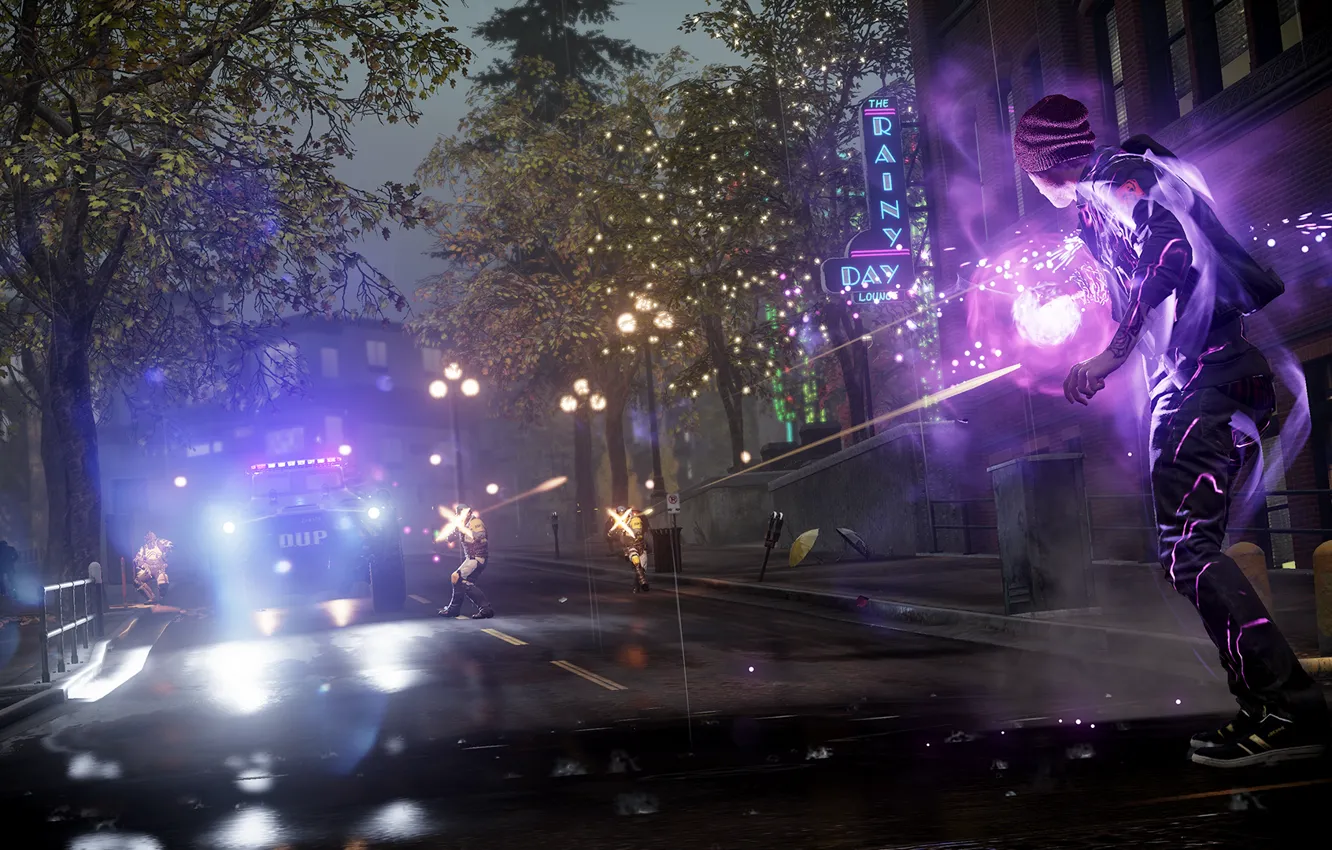 Фото обои персонаж, playstation, ps4, Делсин Роу, Delsin Row, inFAMOUS Second Son