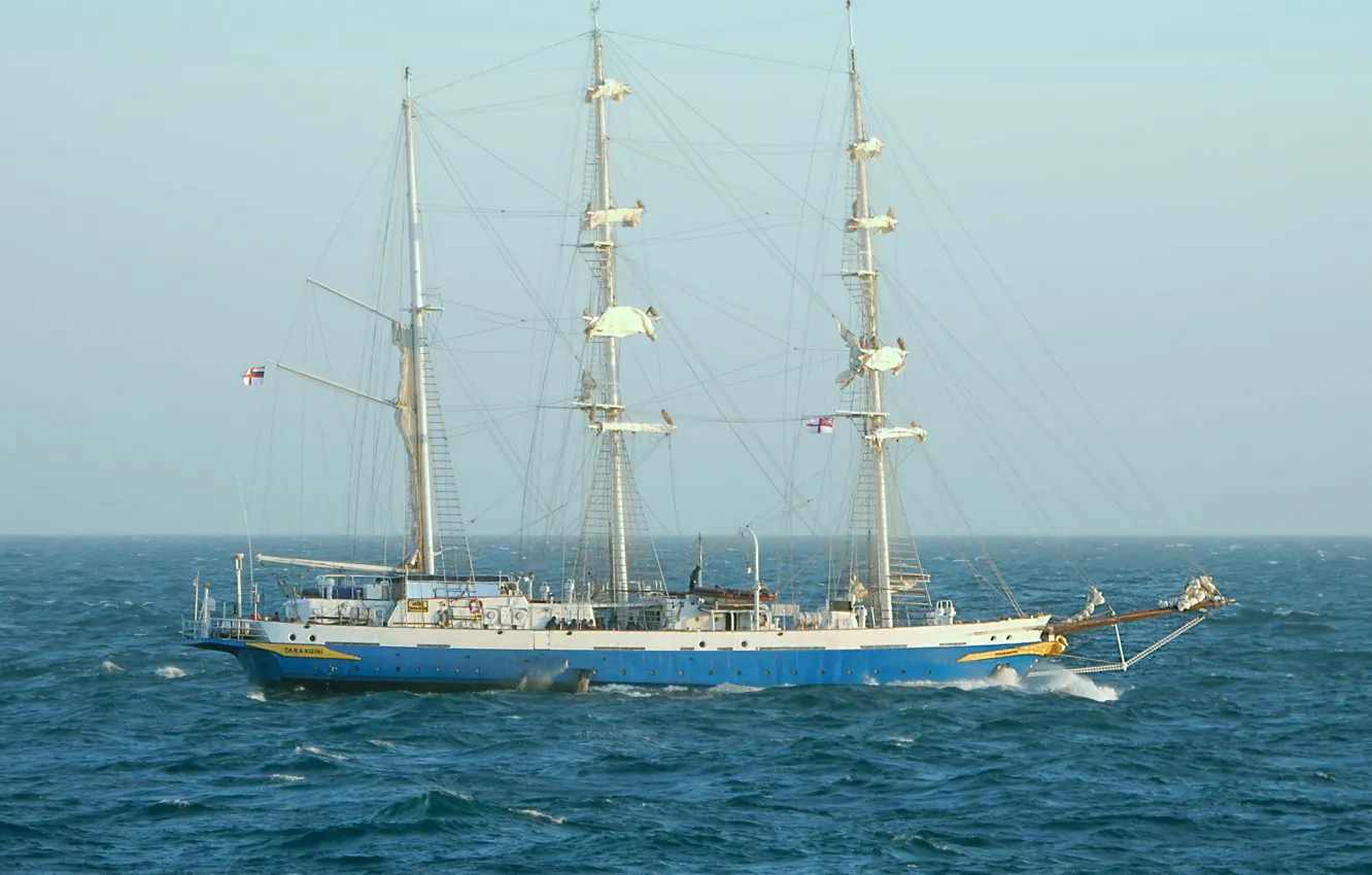 Фото обои ВМС Индии, учебный корабль, INS Tarangini