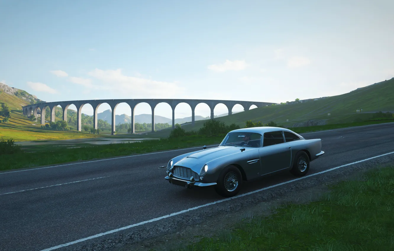 Фото обои aston martin, bond, forza, forza horizon 4, aston martin db5