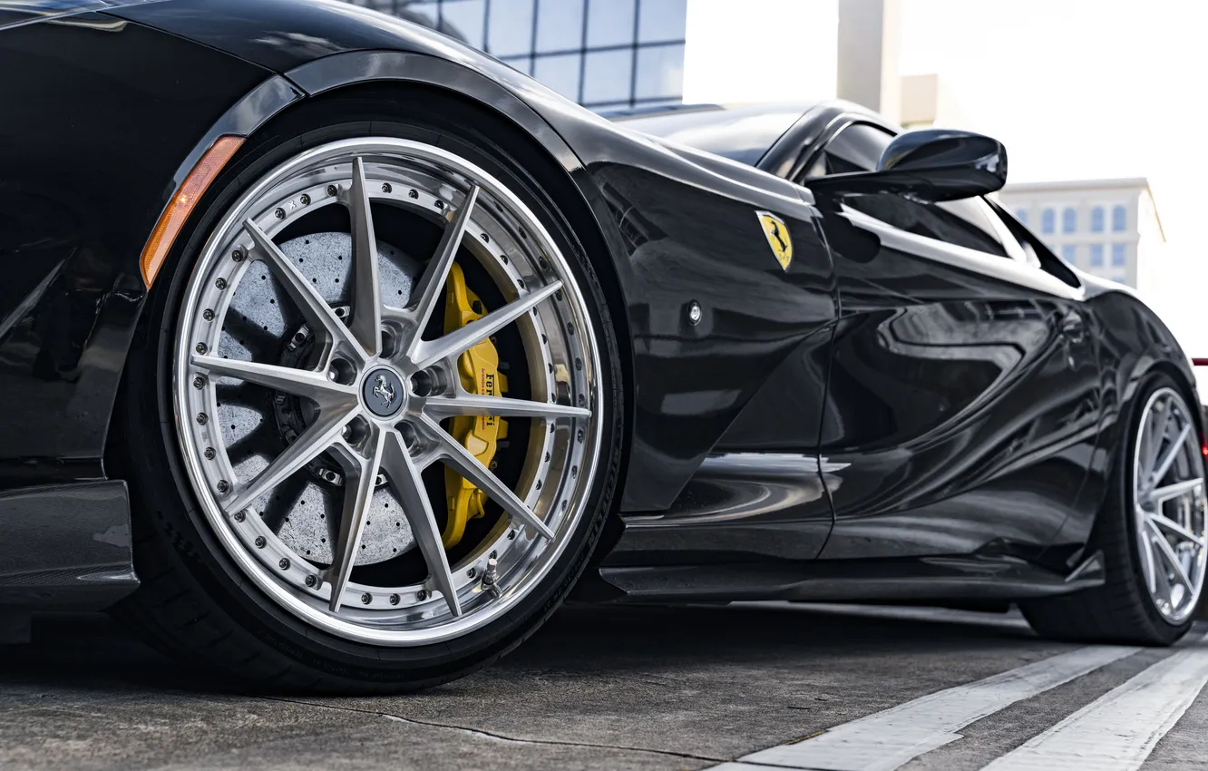 Фото обои car, wallpaper, Ferrari, supercar, wheel